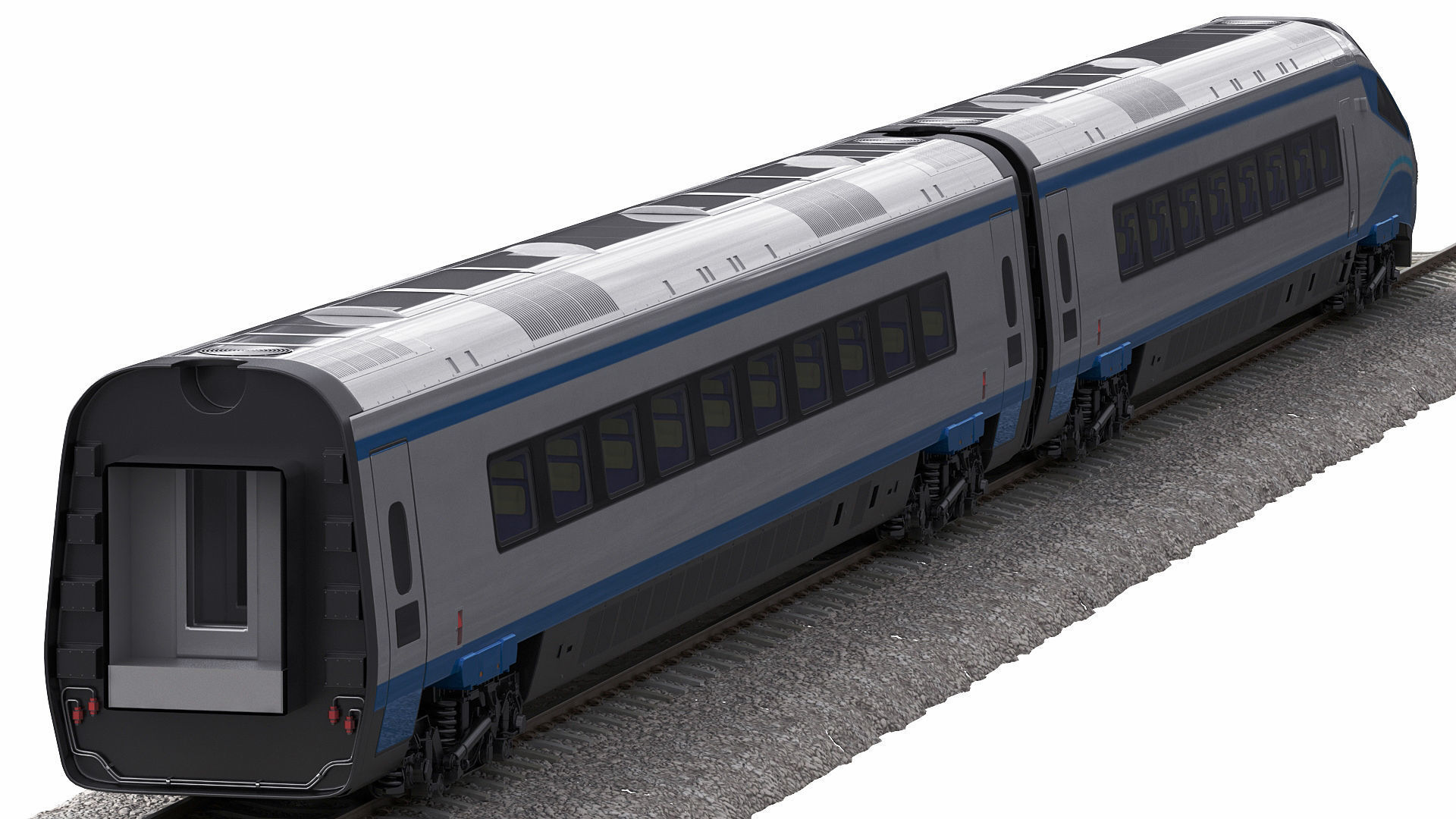 Train ETR610 Pendolino 3D model_3