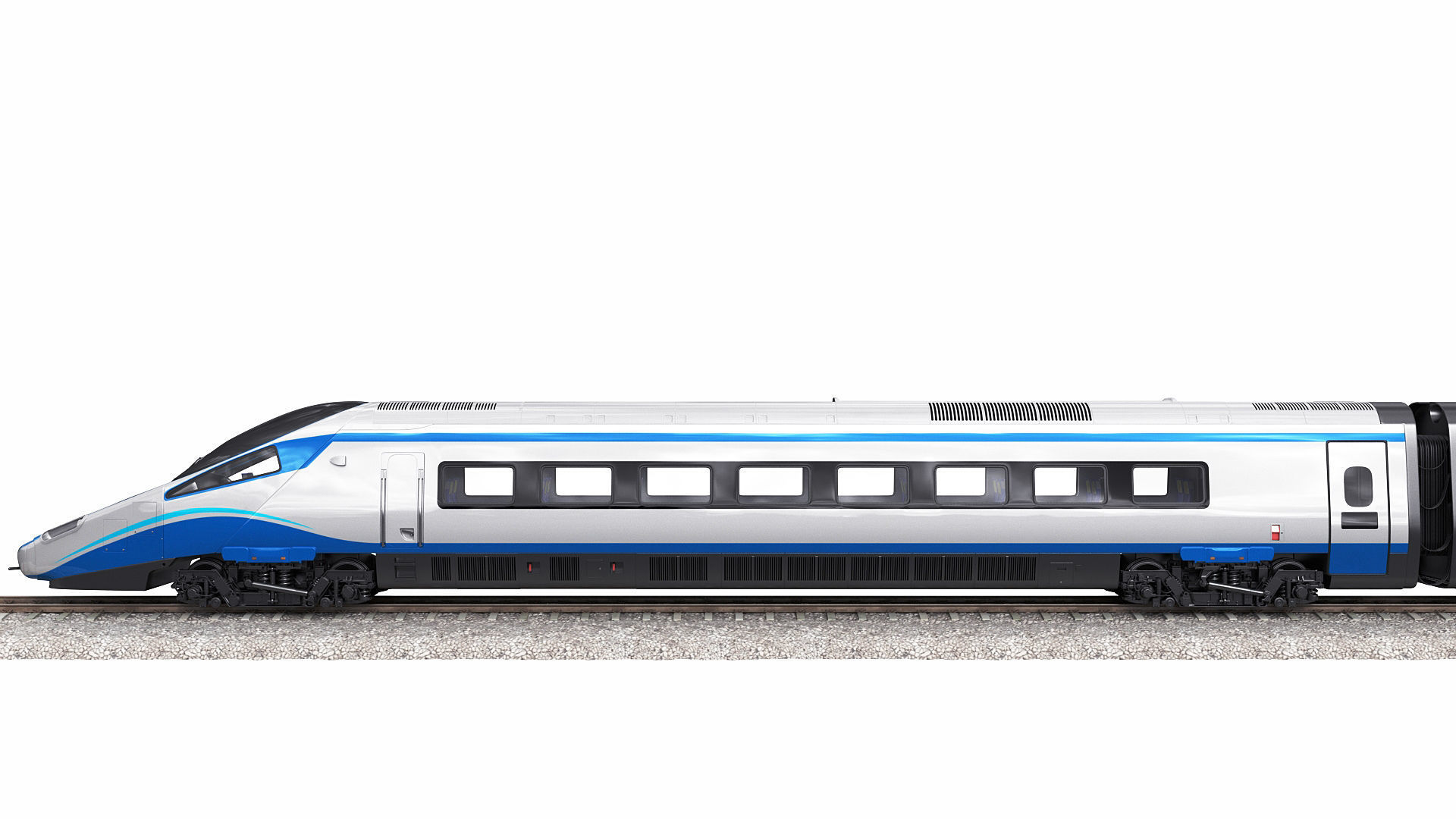 Train ETR610 Pendolino 3D model_5