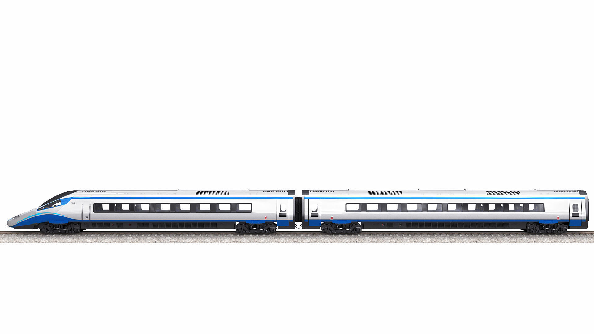 Train ETR610 Pendolino 3D model_4