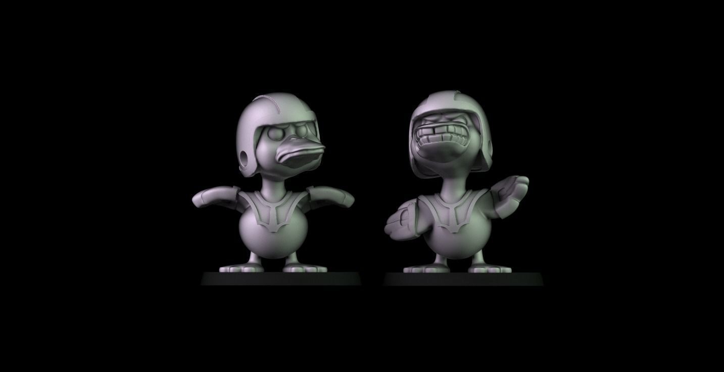 Quack attack Team 3D print model_2