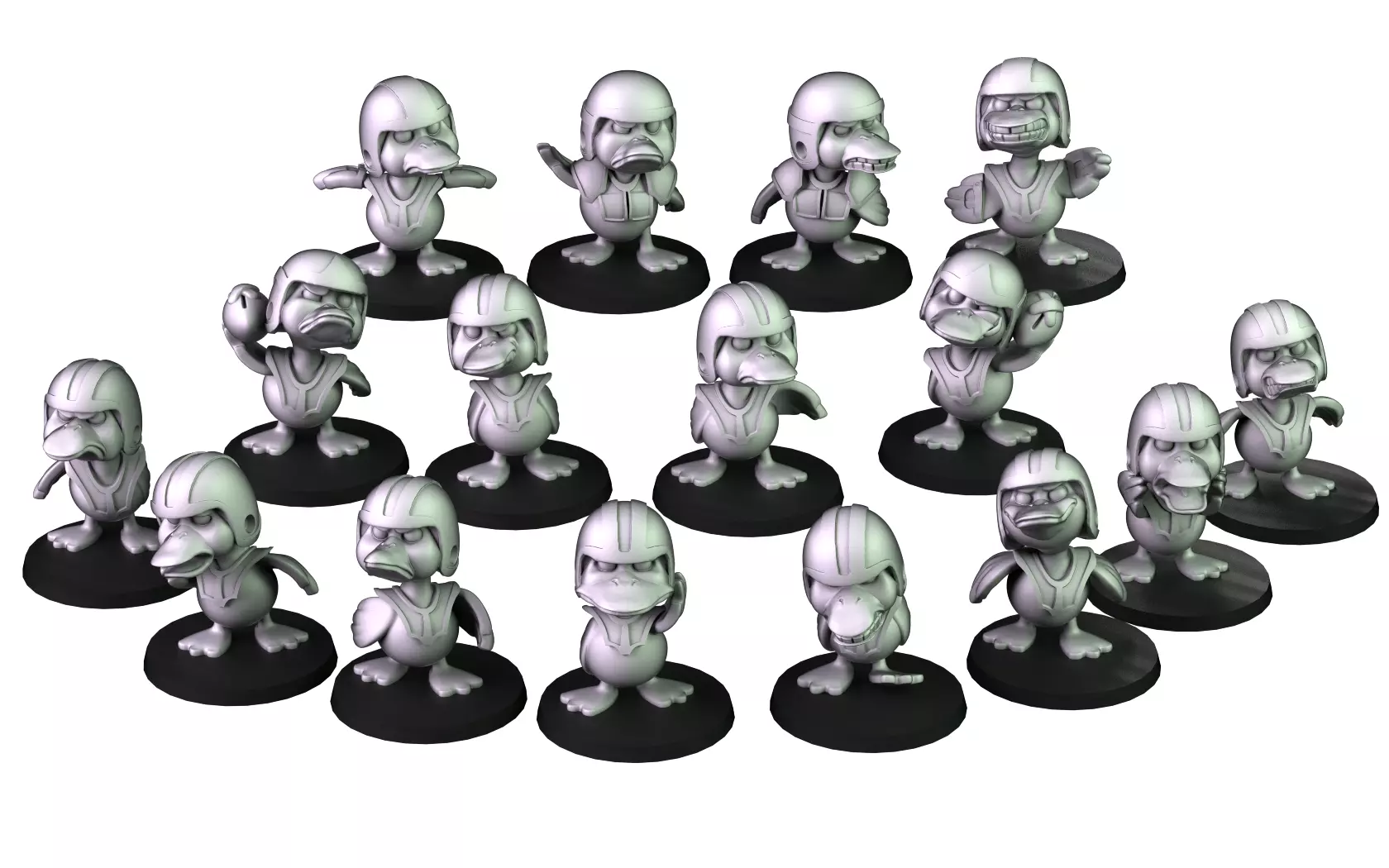 Quack attack Team 3D print model_0