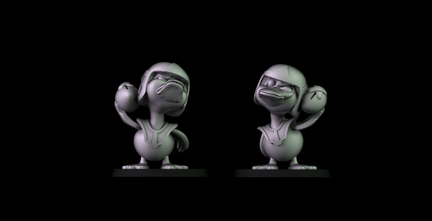 Quack attack Team 3D print model_6