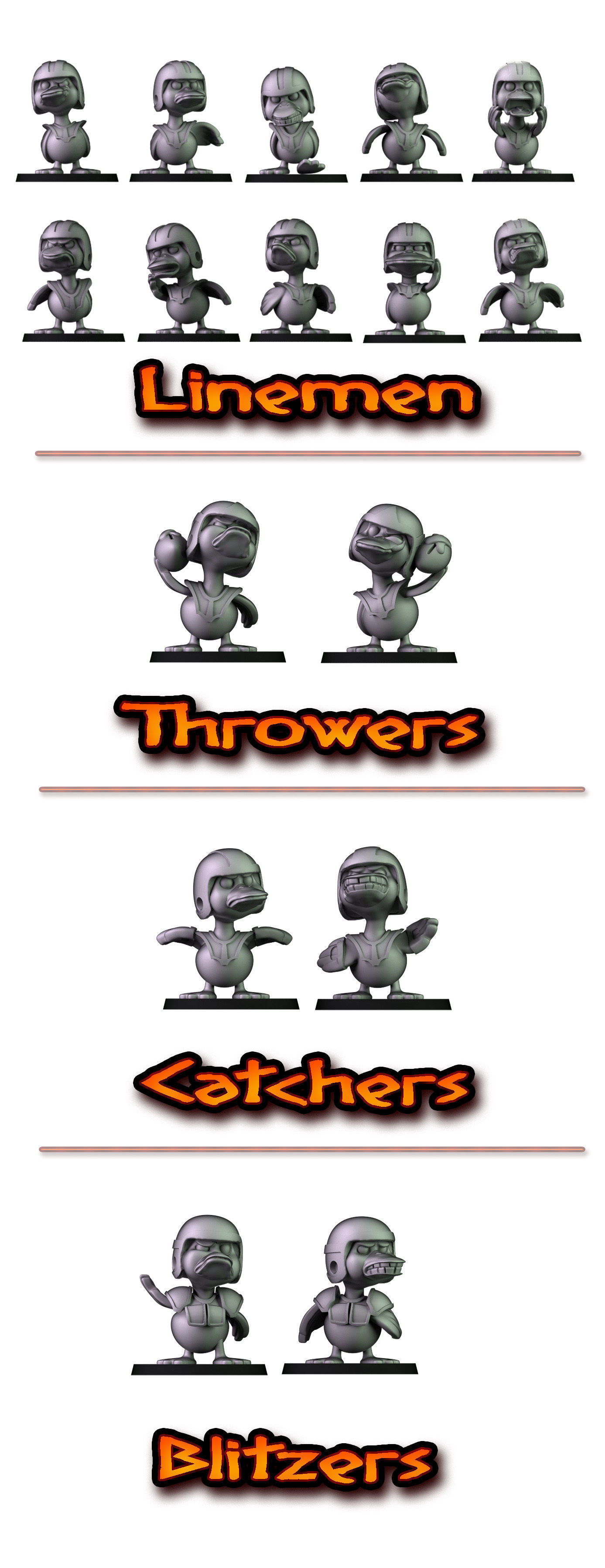 Quack attack Team 3D print model_4