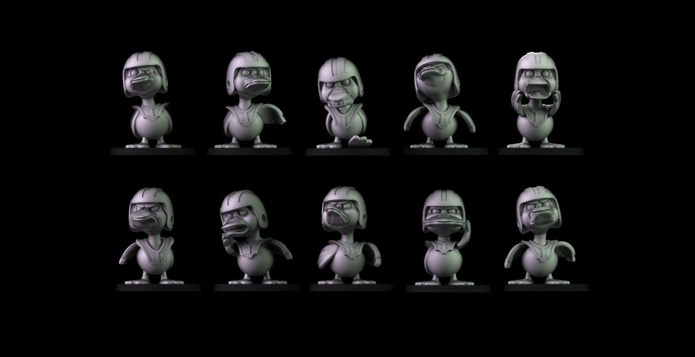 Quack attack Team 3D print model_3