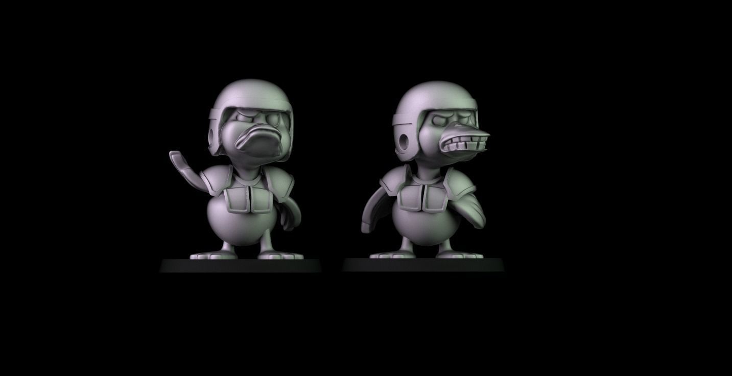 Quack attack Team 3D print model_1