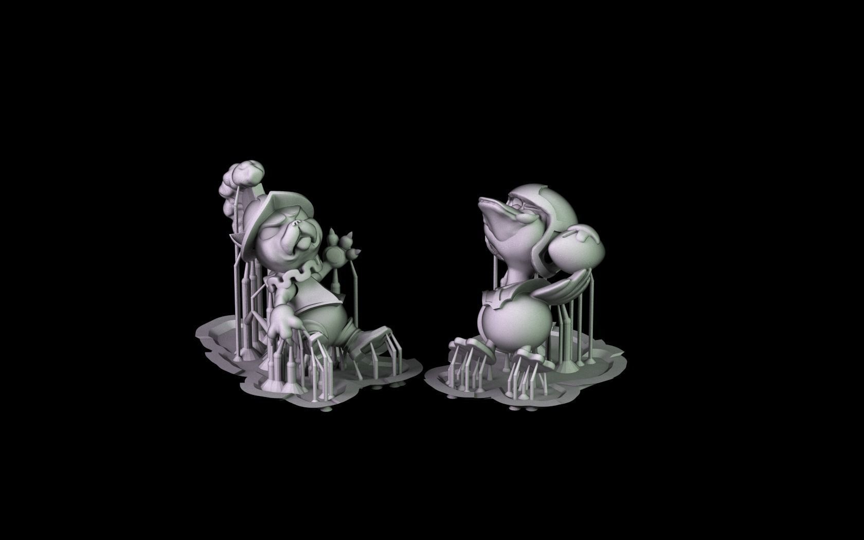 Quack attack Team 3D print model_5