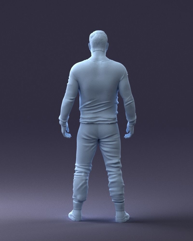 000230 Man in Camouflage Clothing 1203 3dp 3D print model_38