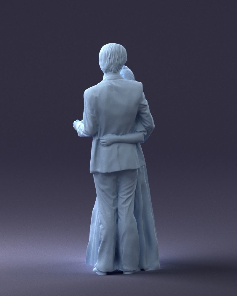 000016 Wedding couple 0430 3D model_25