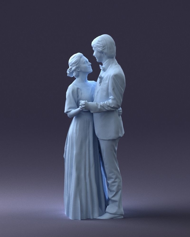 000016 Wedding couple 0430 3D model_34