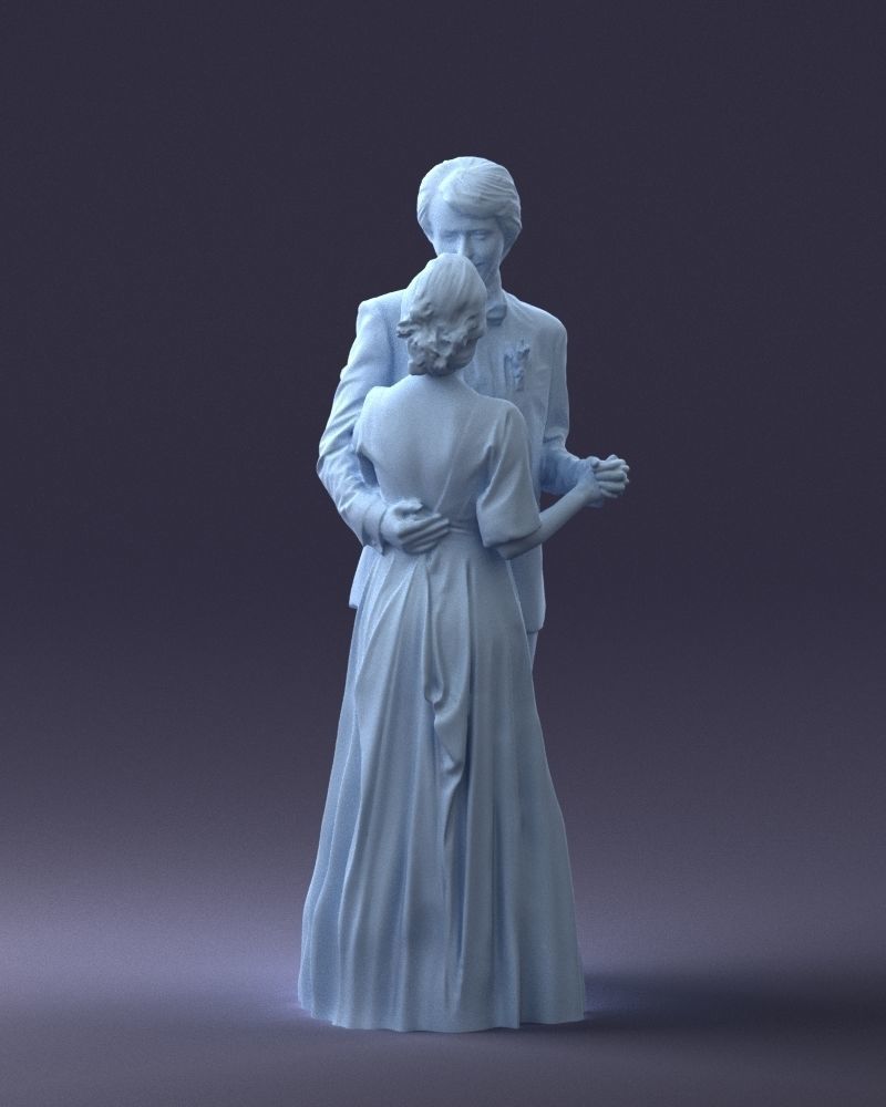 000016 Wedding couple 0430 3D model_13