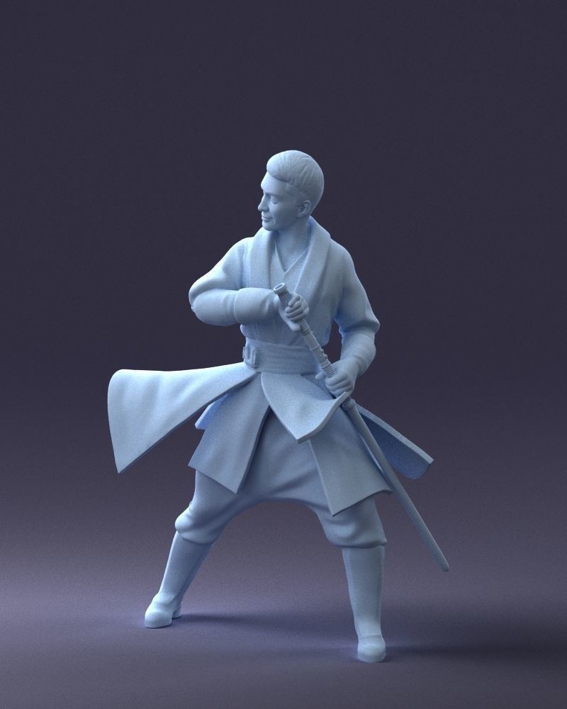 000173 Martial Arts Warrior Character 0820 3dp 3D print model_31