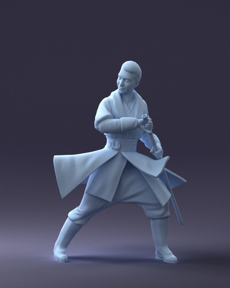 000173 Martial Arts Warrior Character 0820 3dp 3D print model_4