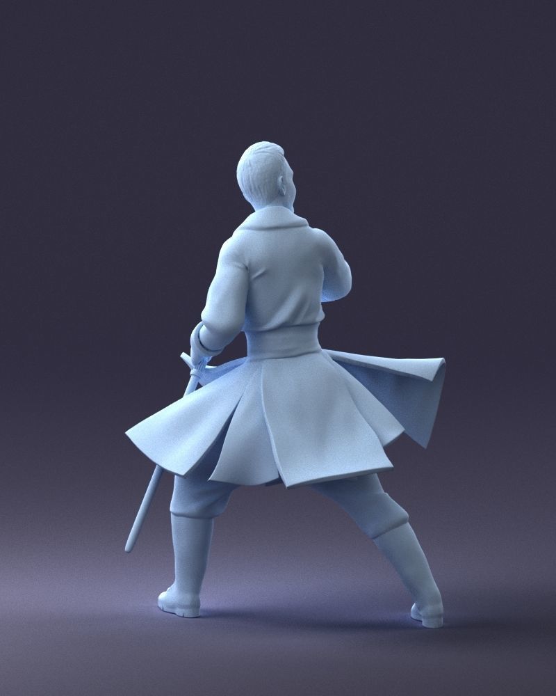 000173 Martial Arts Warrior Character 0820 3dp 3D print model_19