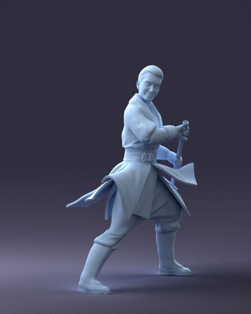 000173 Martial Arts Warrior Character 0820 3dp 3D print model_10