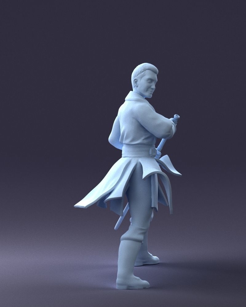 000173 Martial Arts Warrior Character 0820 3dp 3D print model_13