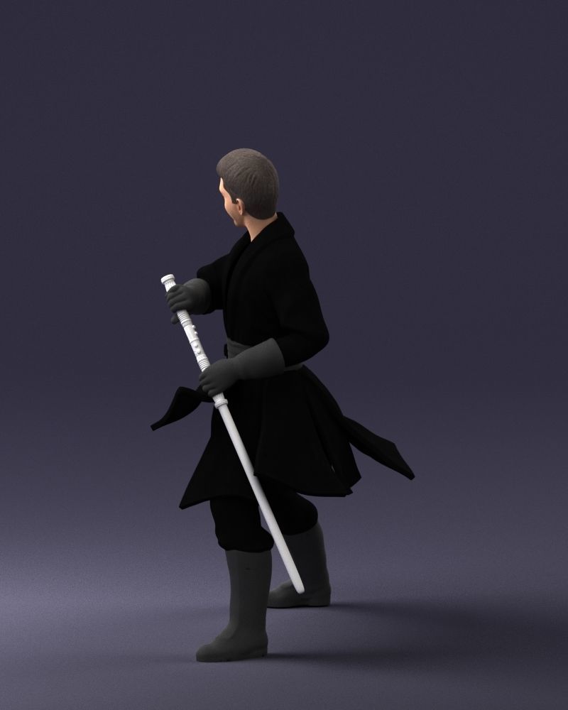 000173 Martial Arts Warrior Character 0820 3dp 3D print model_24