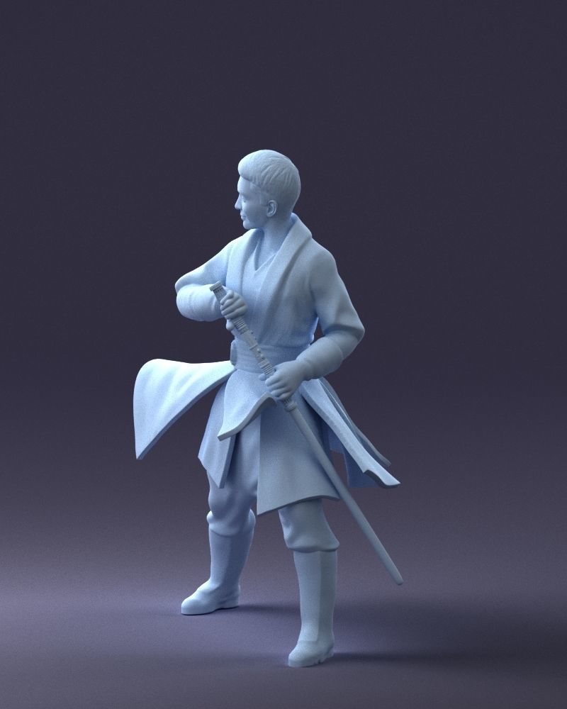 000173 Martial Arts Warrior Character 0820 3dp 3D print model_28