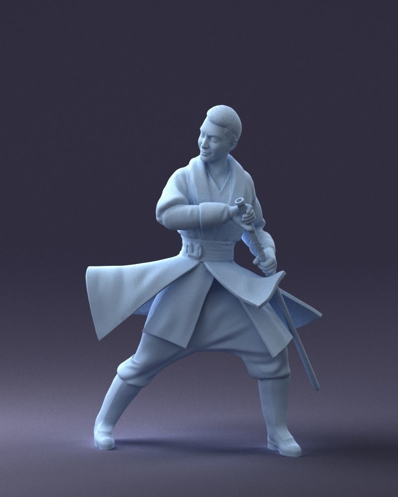 000173 Martial Arts Warrior Character 0820 3dp 3D print model_1