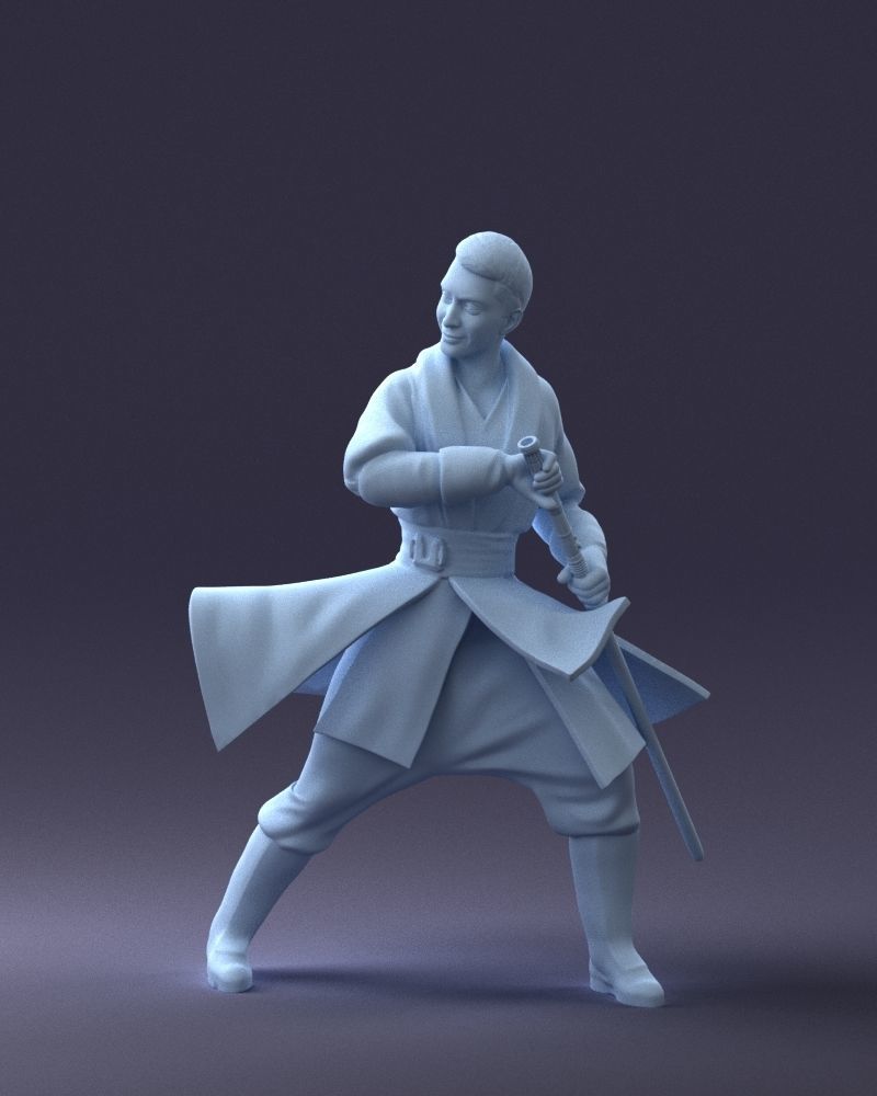 000173 Martial Arts Warrior Character 0820 3dp 3D print model_37