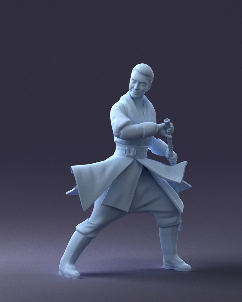000173 Martial Arts Warrior Character 0820 3dp 3D print model_7