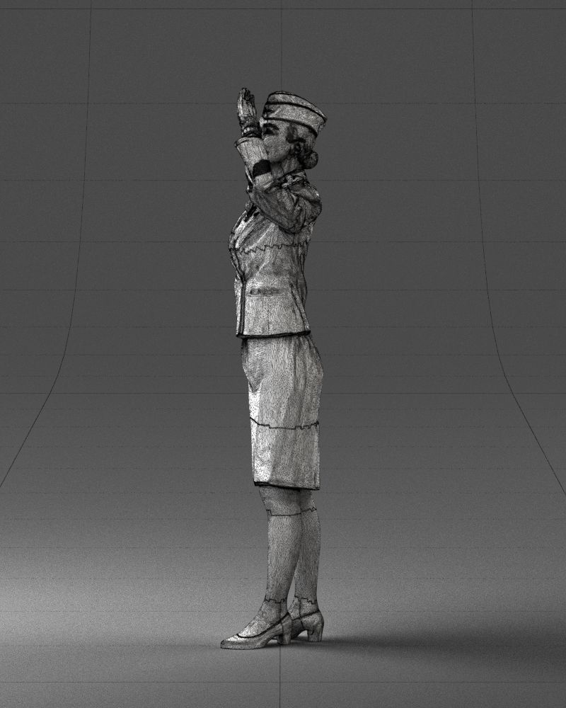 000135 Professional Flight Attendant 0614 3D model_26