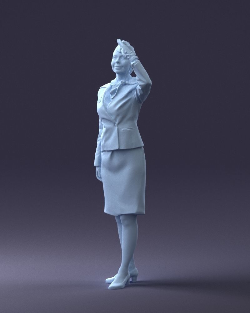 000135 Professional Flight Attendant 0614 3D model_28
