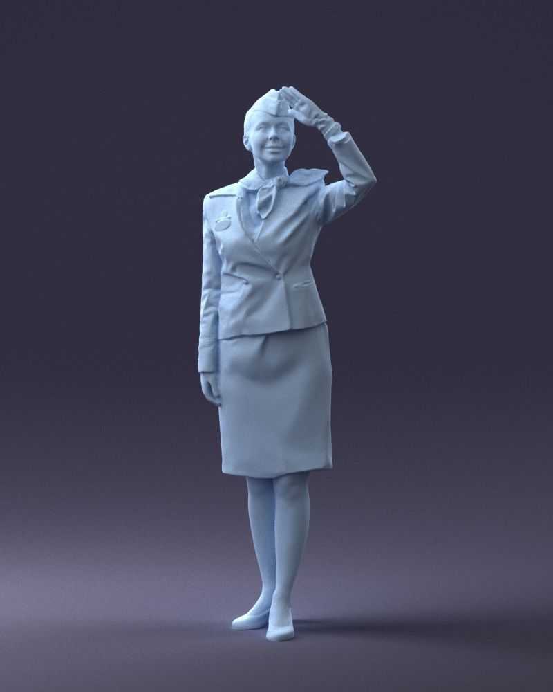 000135 Professional Flight Attendant 0614 3D model_31