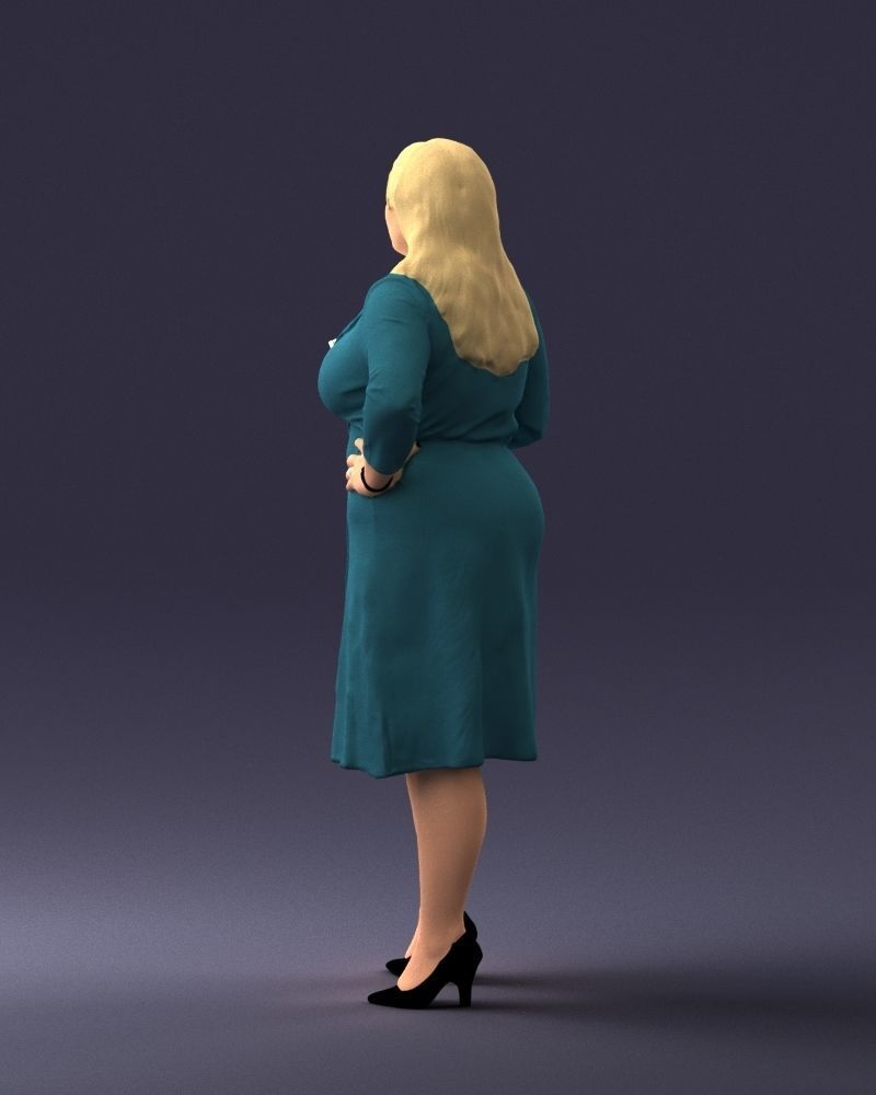 000332 Confident Woman with Money 0122 3D model_22