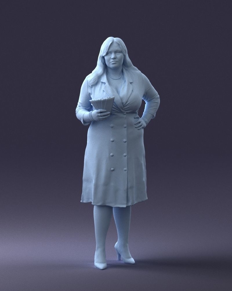 000332 Confident Woman with Money 0122 3D model_38
