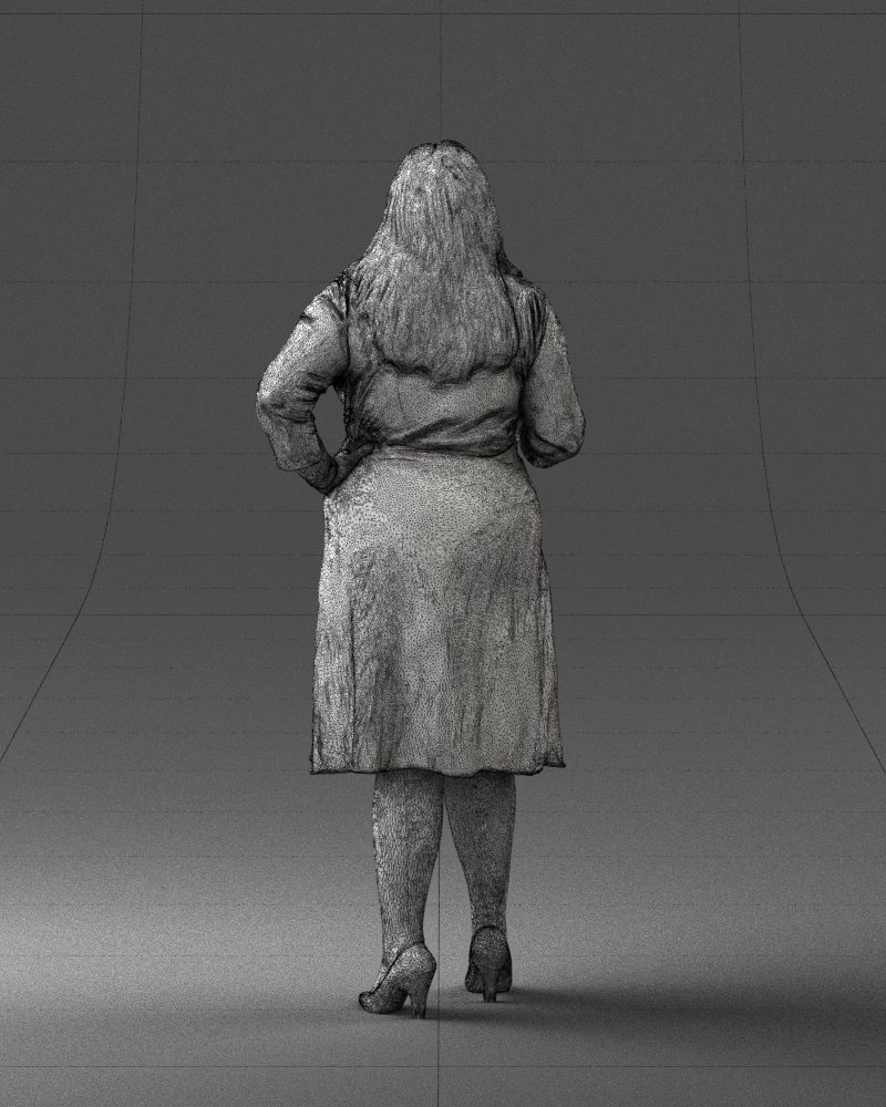 000332 Confident Woman with Money 0122 3D model_21