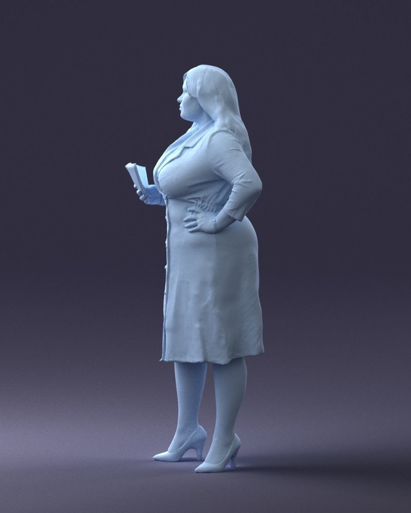000332 Confident Woman with Money 0122 3D model_26