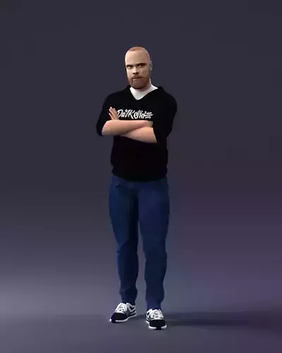 000215 Lifelike 3D Scanned Man Realistic Male Model 1121 3dp