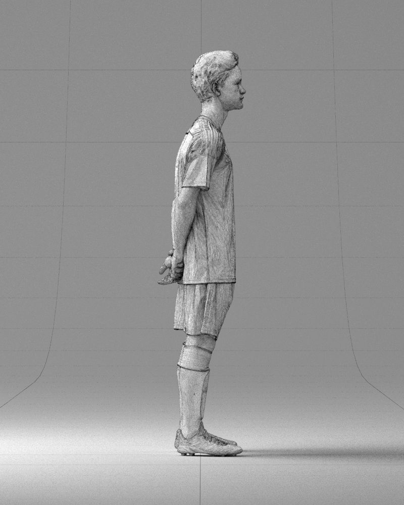 000319 Young Male Soccer Player Standing 1114 3D model_15