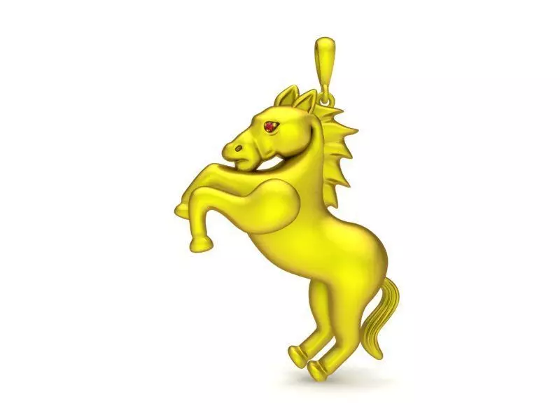 Luxury Horse Pendant 3D Model 570 3D print model