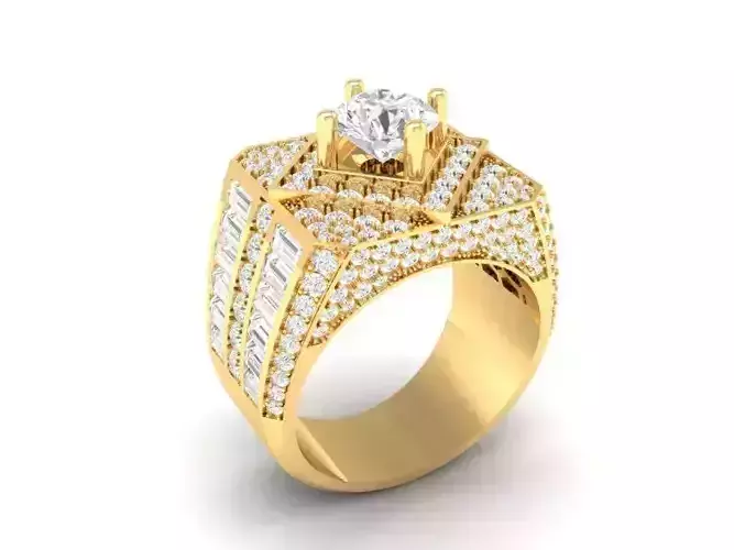 HONGKONG LUXURY DIAMOND RING FOR MEN 572