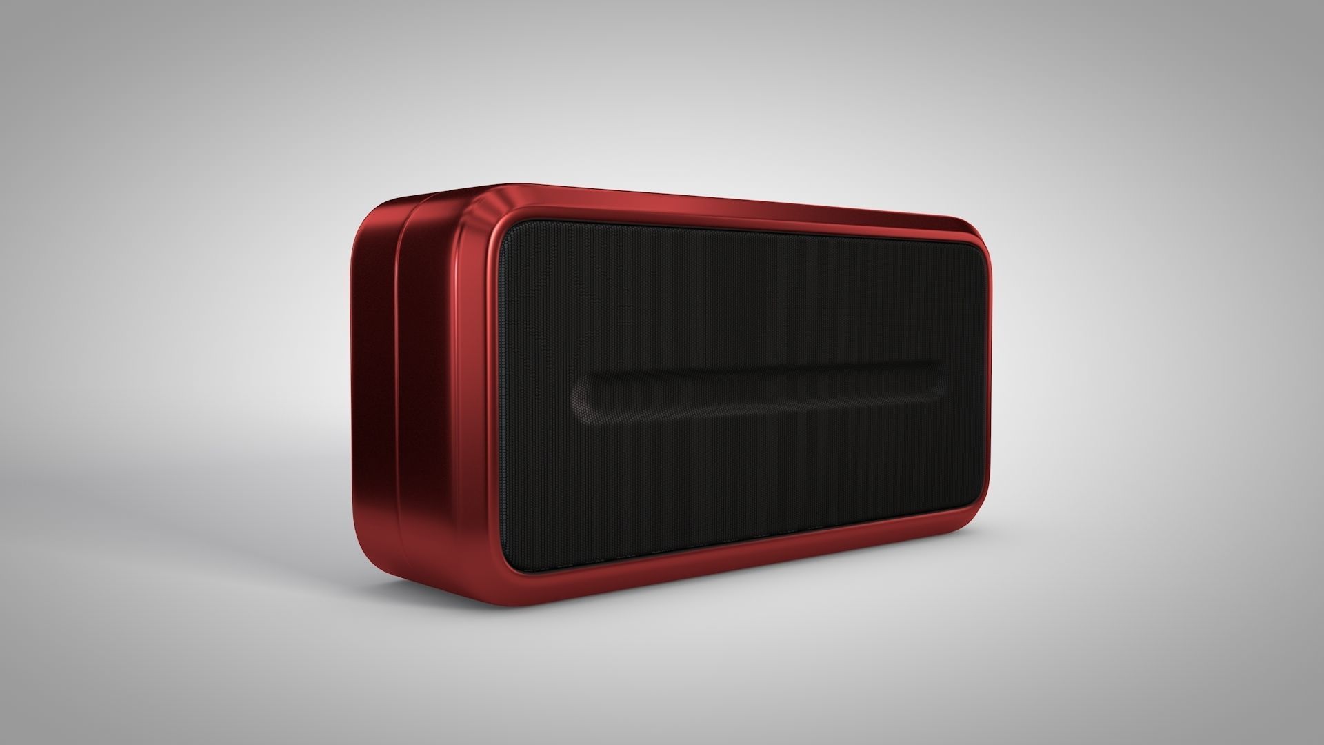 Bluetooth Speaker Low-poly 3D model_2