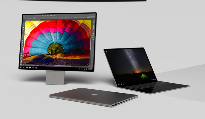 Surface Book Concept 3D model