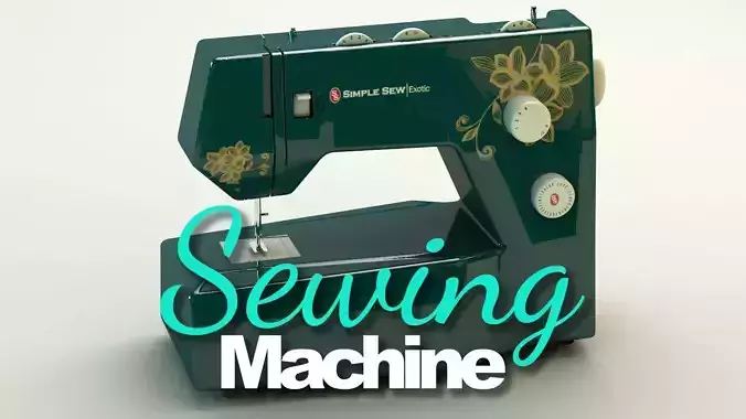 Sewing Machine Vintage Style 