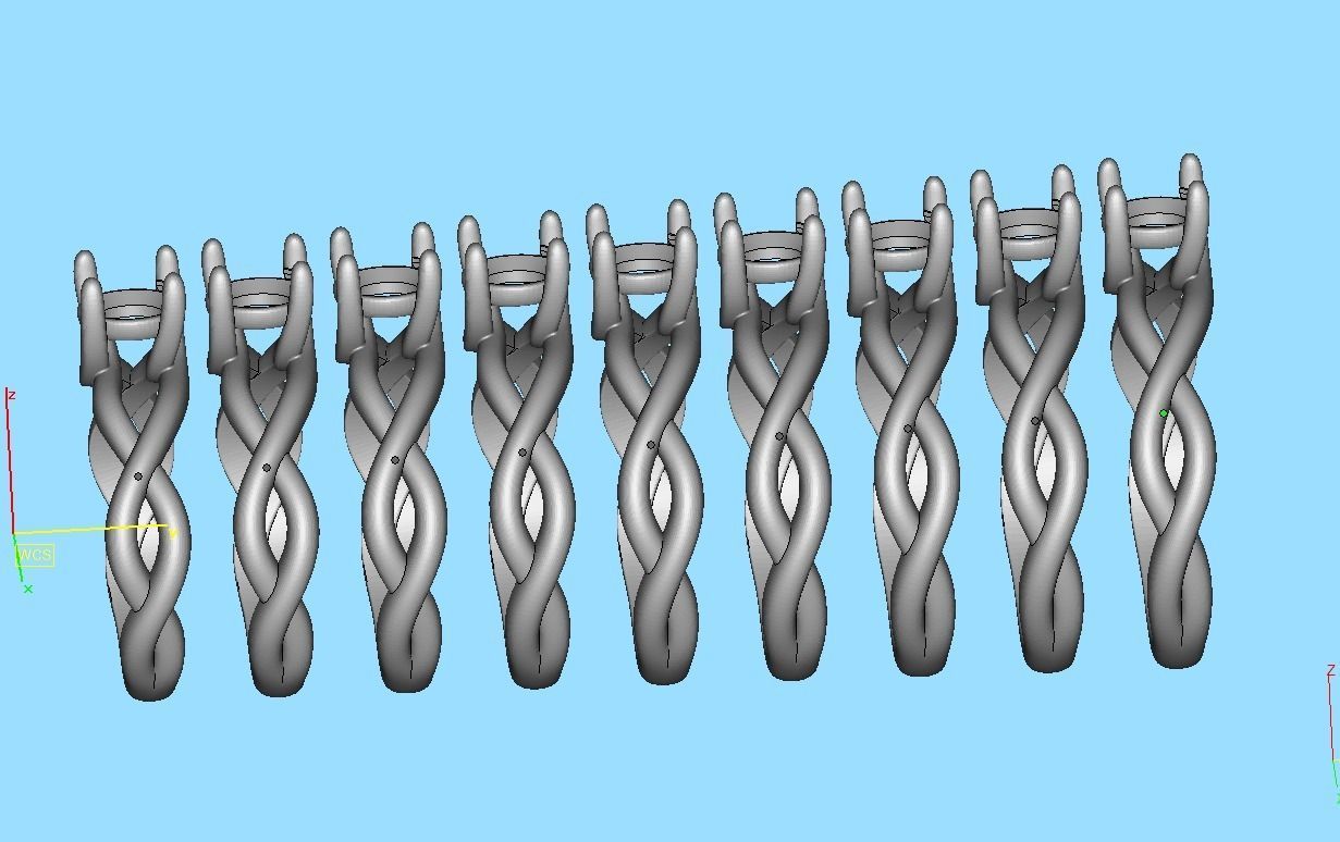 Classic Engagement Ring Solitaire Crossover Ring 3dmodel 3D print model_18