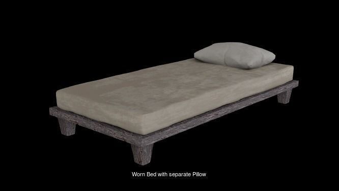 Gravity Falls Attic Furniture Set 3D Model Collection_11