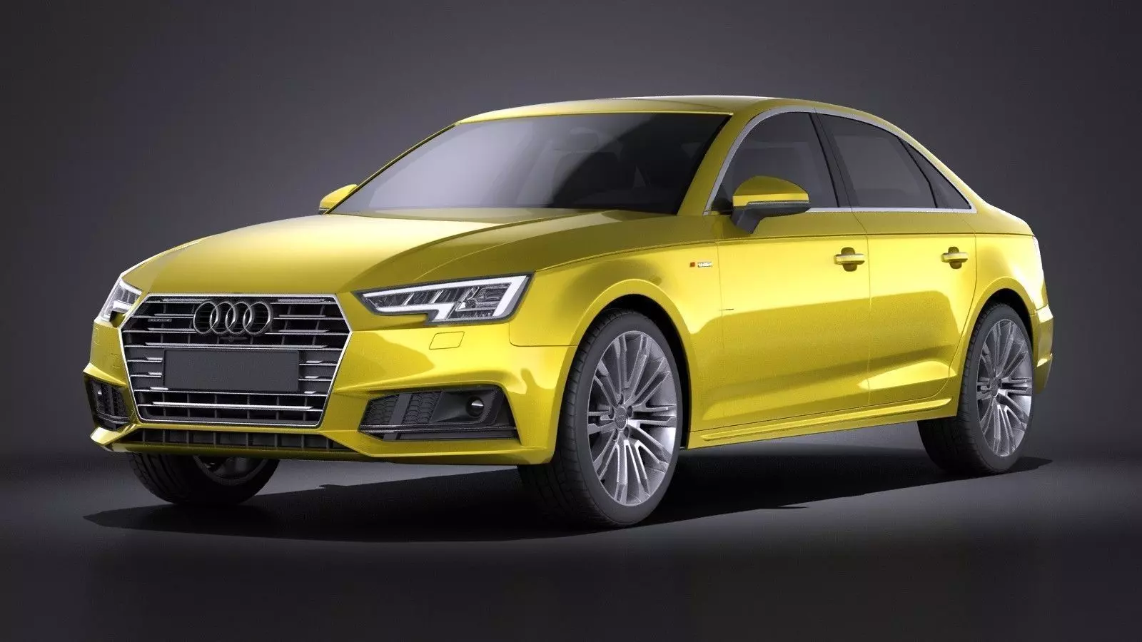 Audi A4 S-Line Sedan 2016 VRAY 3D model_0