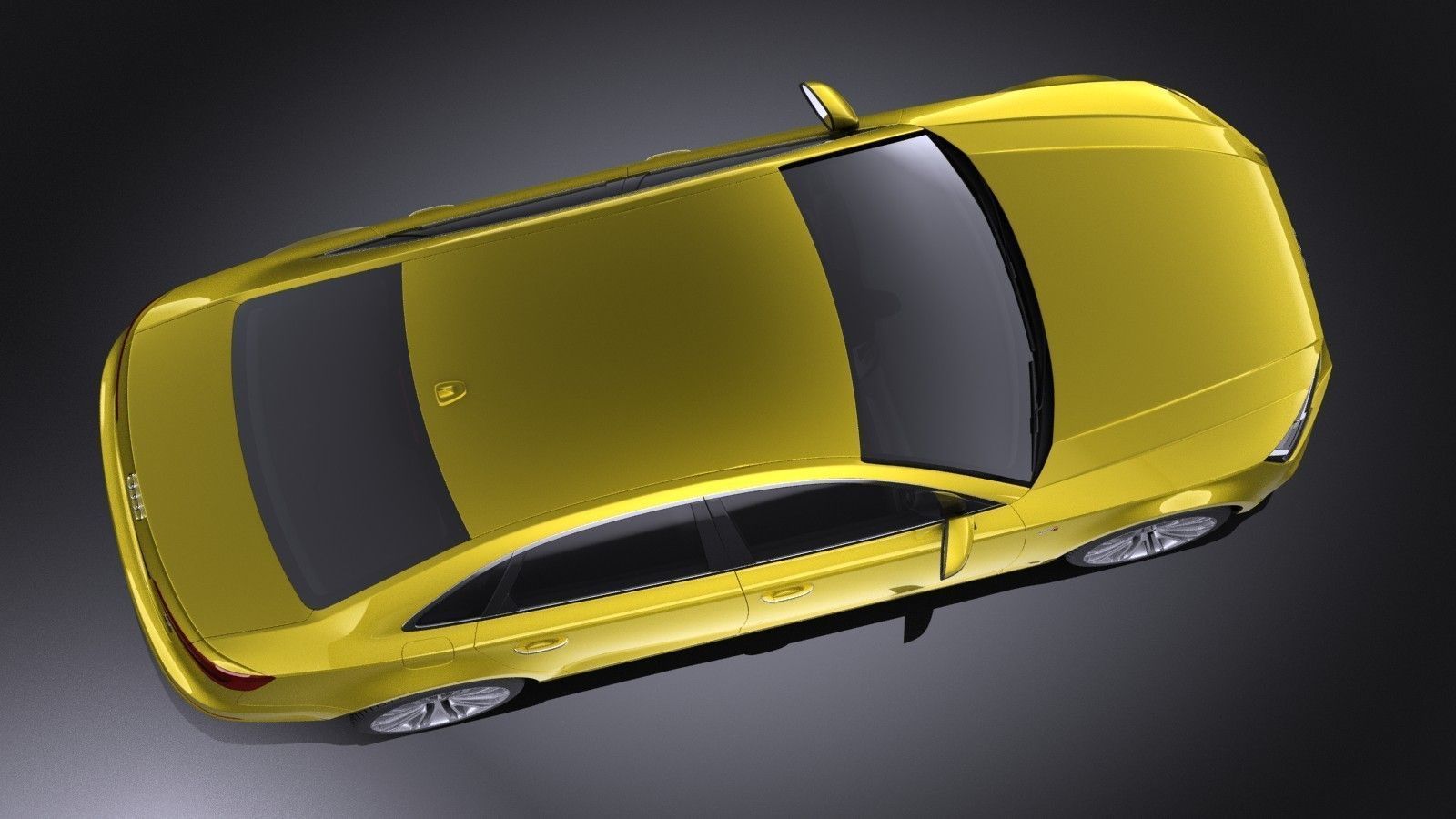 Audi A4 S-Line Sedan 2016 VRAY 3D model_7