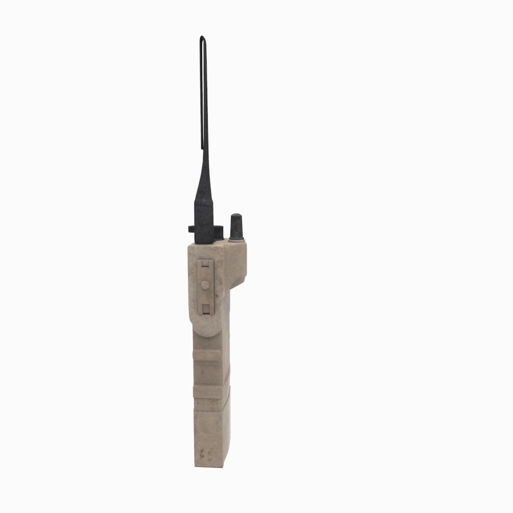 Harris Military Radio - Walkie Talkie 3D model_5
