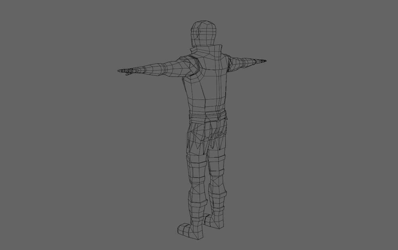 Orc Animated compatible with Mixamo Low-poly 3D model_22