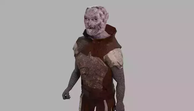 Orc Animated compatible with Mixamo