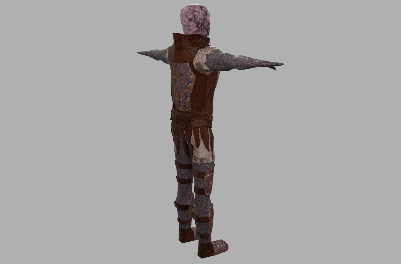 Orc Animated compatible with Mixamo Low-poly 3D model_15