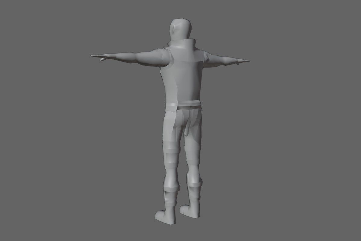 Orc Animated compatible with Mixamo Low-poly 3D model_20