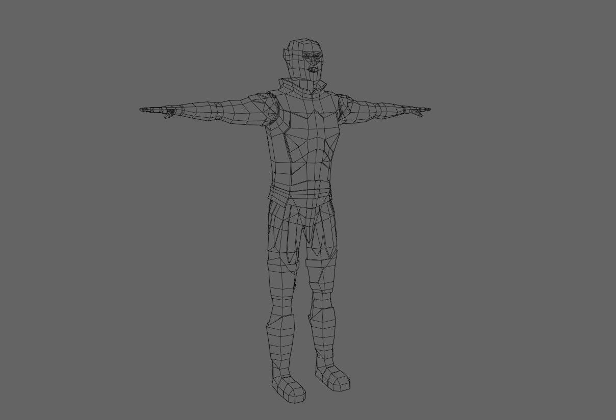 Orc Animated compatible with Mixamo Low-poly 3D model_21