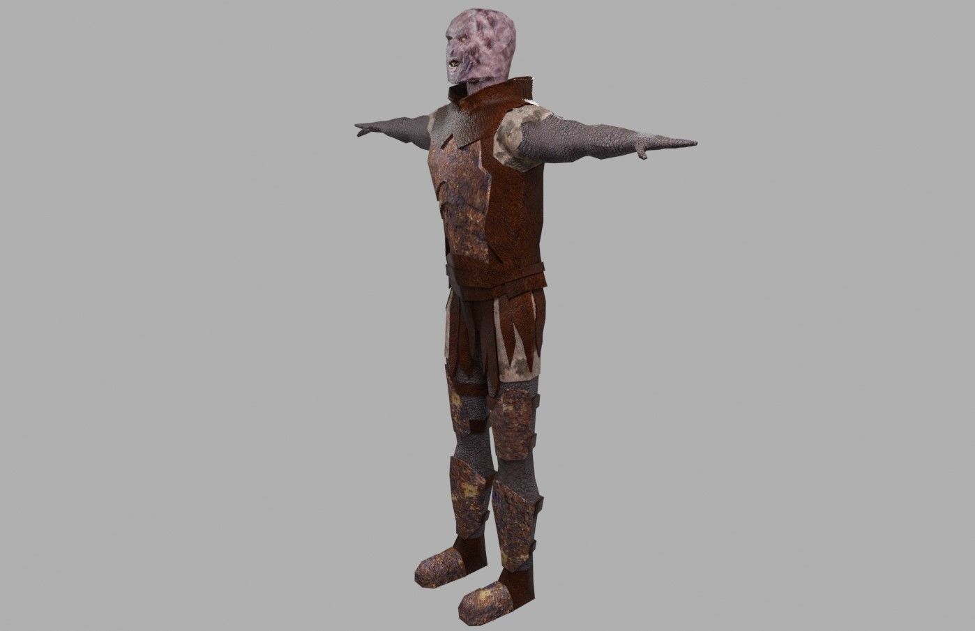 Orc Animated compatible with Mixamo Low-poly 3D model_11