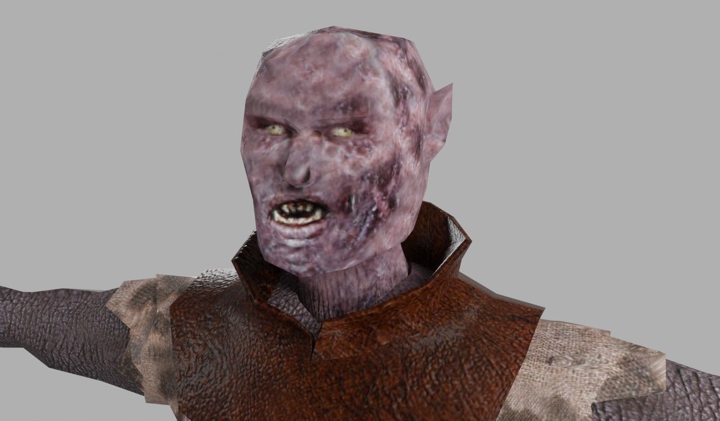 Orc Animated compatible with Mixamo Low-poly 3D model_2